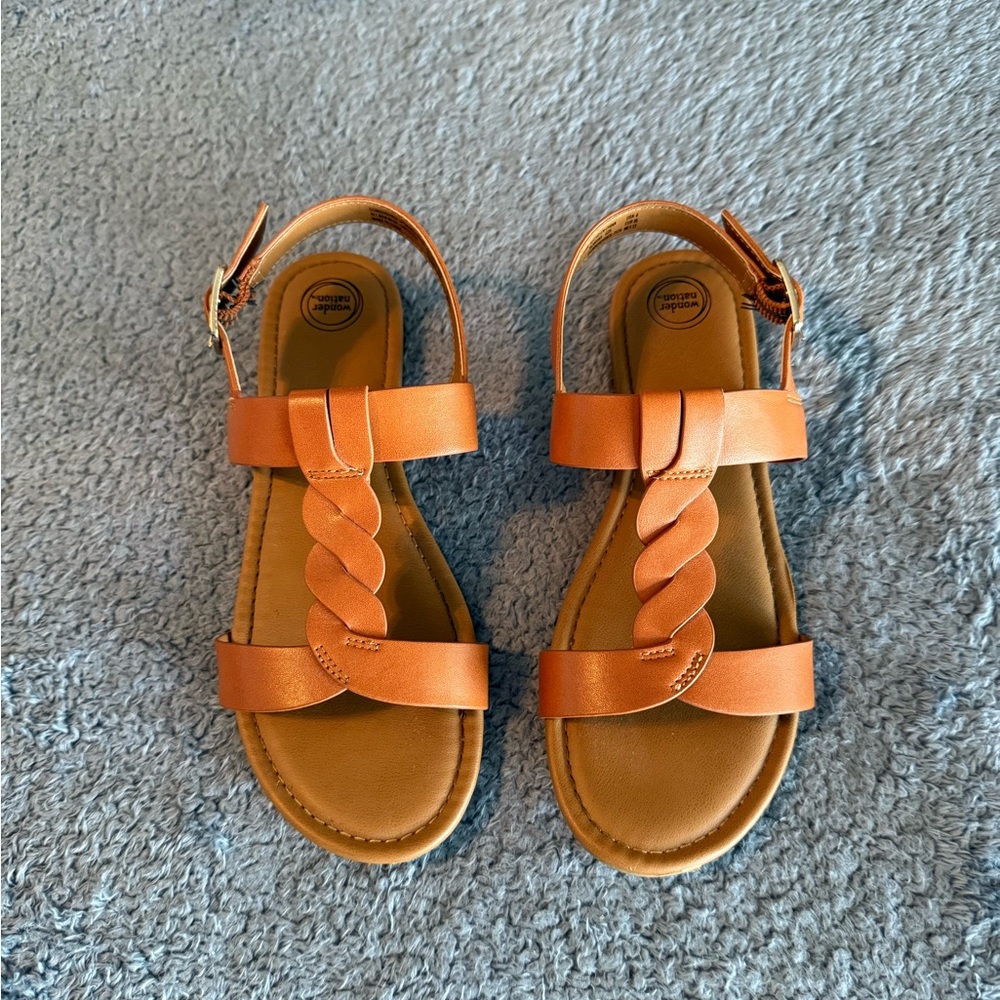 Brown Wonder Nation Kids Sandals